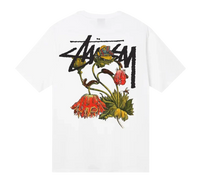 Tee-Shirt Stussy Withered Flower White