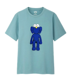 Tee Shirt Kaws Uniqlo Bleu BFF
