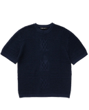Tee shirt Daily Paper Crochet Blue SS25
